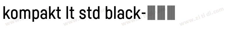kompakt lt std black字体转换